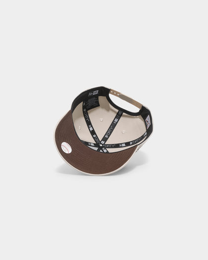 New Era Milwaukee Brewers 'Oat Mocha' 9FORTY A-Frame Snapback Stone