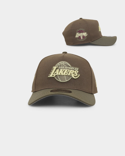 New Era Los Angeles Lakers 'Mixed Olives' 9FORTY A-Frame Snapback Mixed Olives