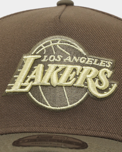 New Era Los Angeles Lakers 'Mixed Olives' 9FORTY A-Frame Snapback Mixed Olives