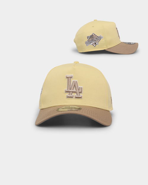 New Era Los Angeles Dodgers 'Butter Popcorn' 9FORTY A-Frame Snapback Yellow