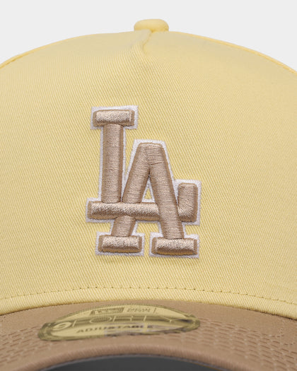 New Era Los Angeles Dodgers 'Butter Popcorn' 9FORTY A-Frame Snapback Yellow