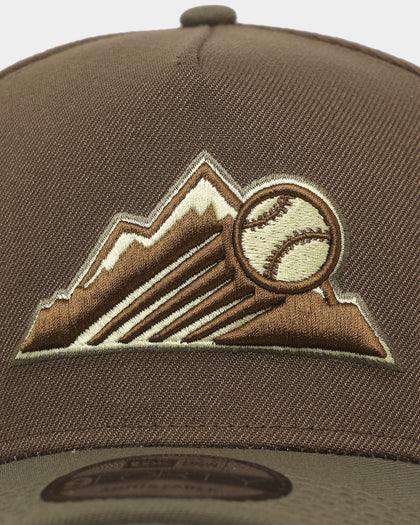 New Era Colorado Rockies 'Mixed Olives' World Series 9FORTY A-Frame Snapback Mixed Olives
