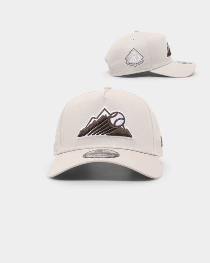New Era Colorado Rockies 'Oat Mocha' 9FORTY A-Frame Snapback Stone