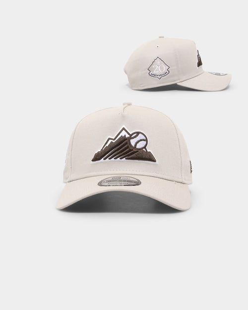 New Era Colorado Rockies 'Oat Mocha' 9FORTY A-Frame Snapback Stone