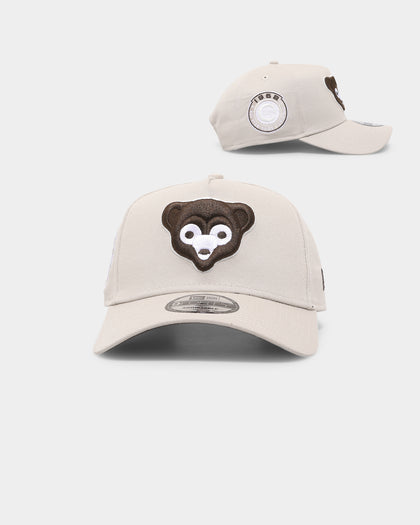 New Era Chicago Cubs 'Oat Mocha' 9FORTY A-Frame Snapback Stone