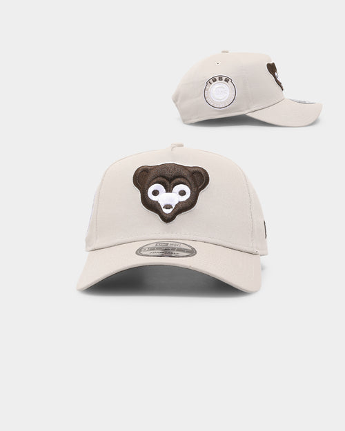 New Era Chicago Cubs 'Oat Mocha' 9FORTY A-Frame Snapback Stone