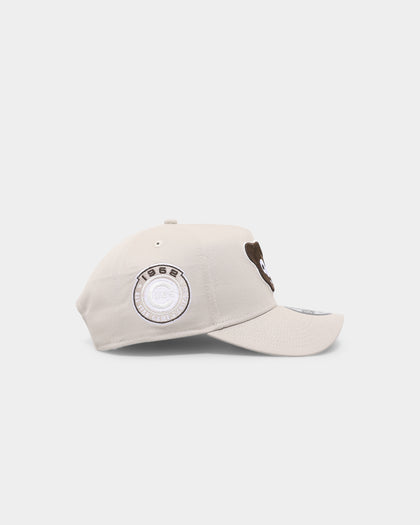 New Era Chicago Cubs 'Oat Mocha' 9FORTY A-Frame Snapback Stone