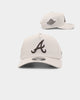 New Era Atlanta Braves 'Oat Mocha' 9FORTY A-Frame Snapback Stone