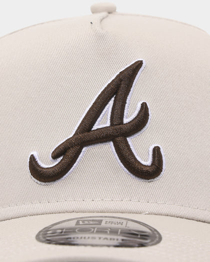 New Era Atlanta Braves 'Oat Mocha' 9FORTY A-Frame Snapback Stone