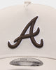 New Era Atlanta Braves 'Oat Mocha' 9FORTY A-Frame Snapback Stone
