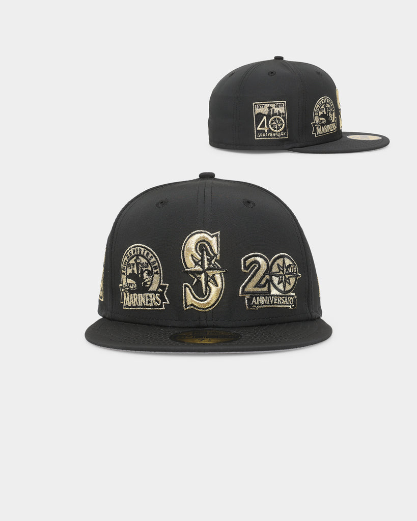 New Era Seattle Mariners 'Black Gold Multi Prolight' World Series 59FI