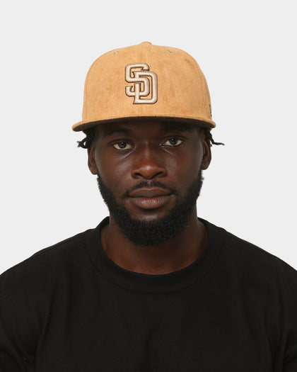 New Era San Diego Padres 'Wheat/Brown/Gold' Suede 59FIFTY Fitted Wheat