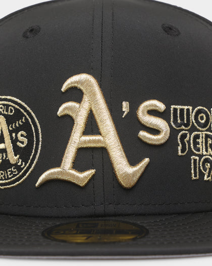 New Era Oakland Athletics 'Black Gold Multi Prolight' World Series 59FIFTY Fitted Black/Gold