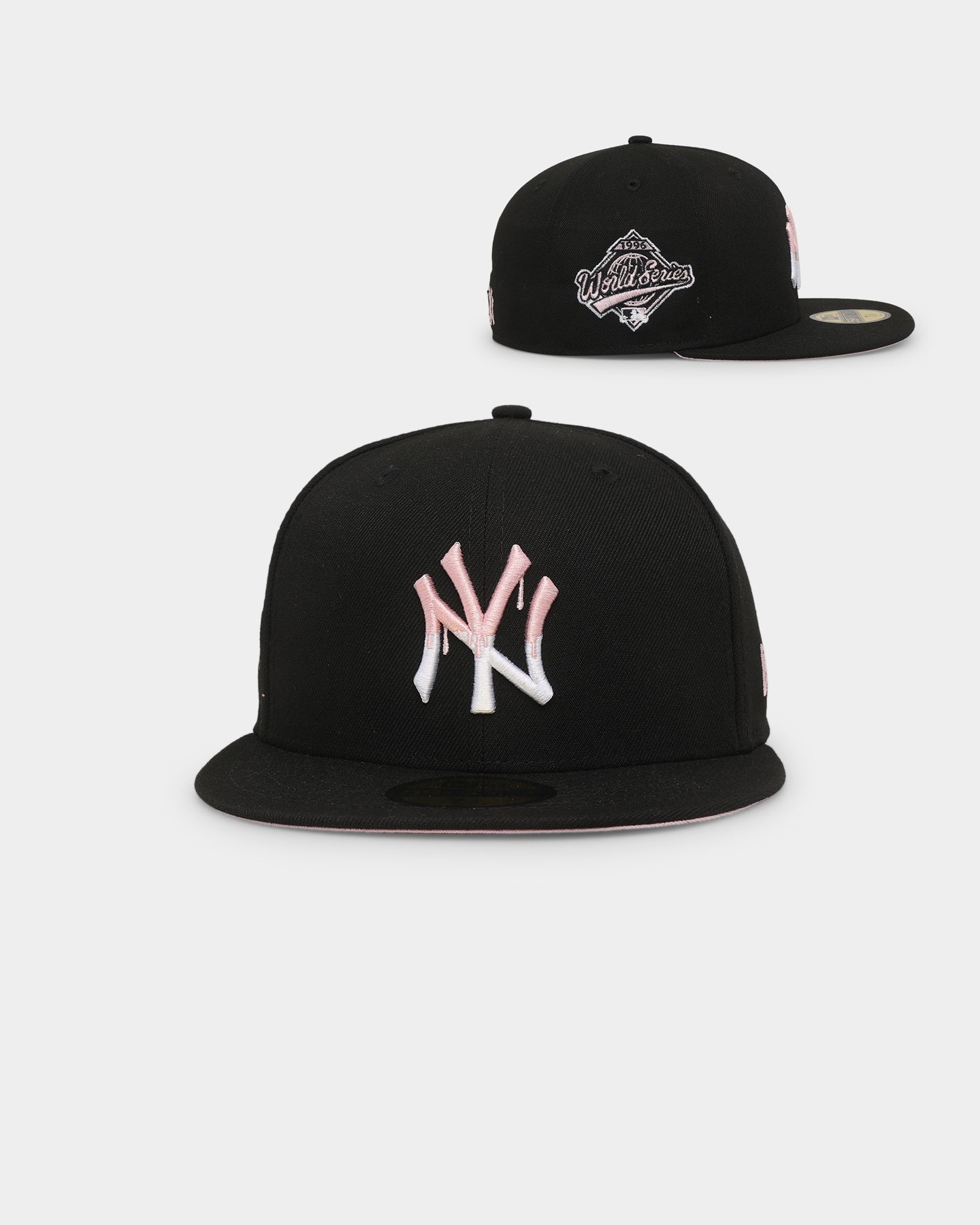 New Era New York Yankees 'Pink Drip' 59FIFTY Fitted Black