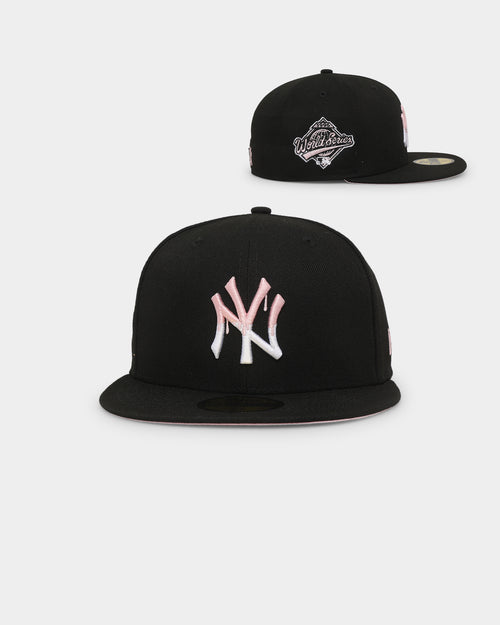 New Era New York Yankees 'Pink Drip' 59FIFTY Fitted Black
