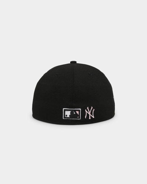 New Era New York Yankees 'Pink Drip' 59FIFTY Fitted Black