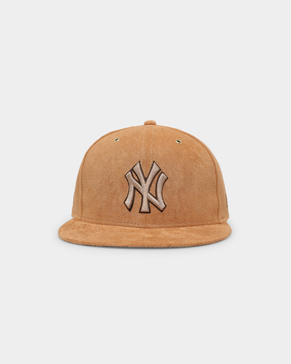 New Era New York Yankees 'Wheat/Brown/Gold' Suede 59FIFTY Fitted Wheat