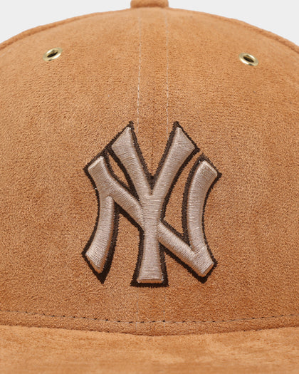 New Era New York Yankees 'Wheat/Brown/Gold' Suede 59FIFTY Fitted Wheat