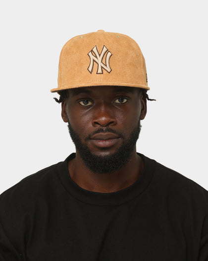 New Era New York Yankees 'Wheat/Brown/Gold' Suede 59FIFTY Fitted Wheat