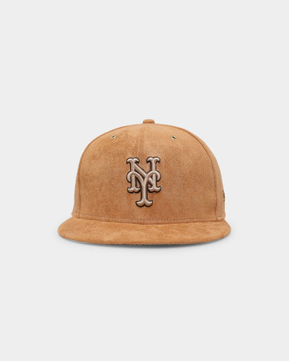 New Era New York Mets 'Wheat/Brown/Gold' Suede 59FIFTY Fitted Wheat