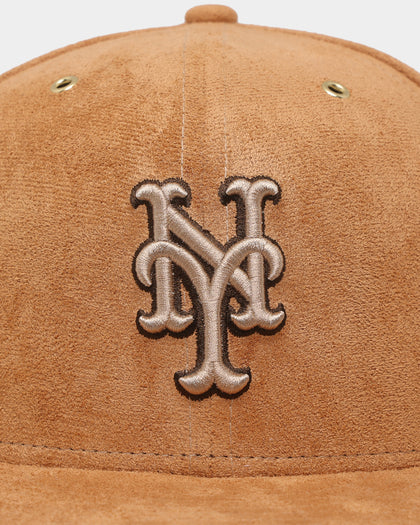 New Era New York Mets 'Wheat/Brown/Gold' Suede 59FIFTY Fitted Wheat