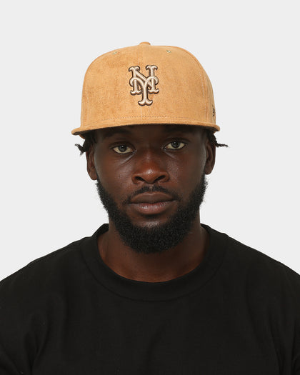 New Era New York Mets 'Wheat/Brown/Gold' Suede 59FIFTY Fitted Wheat