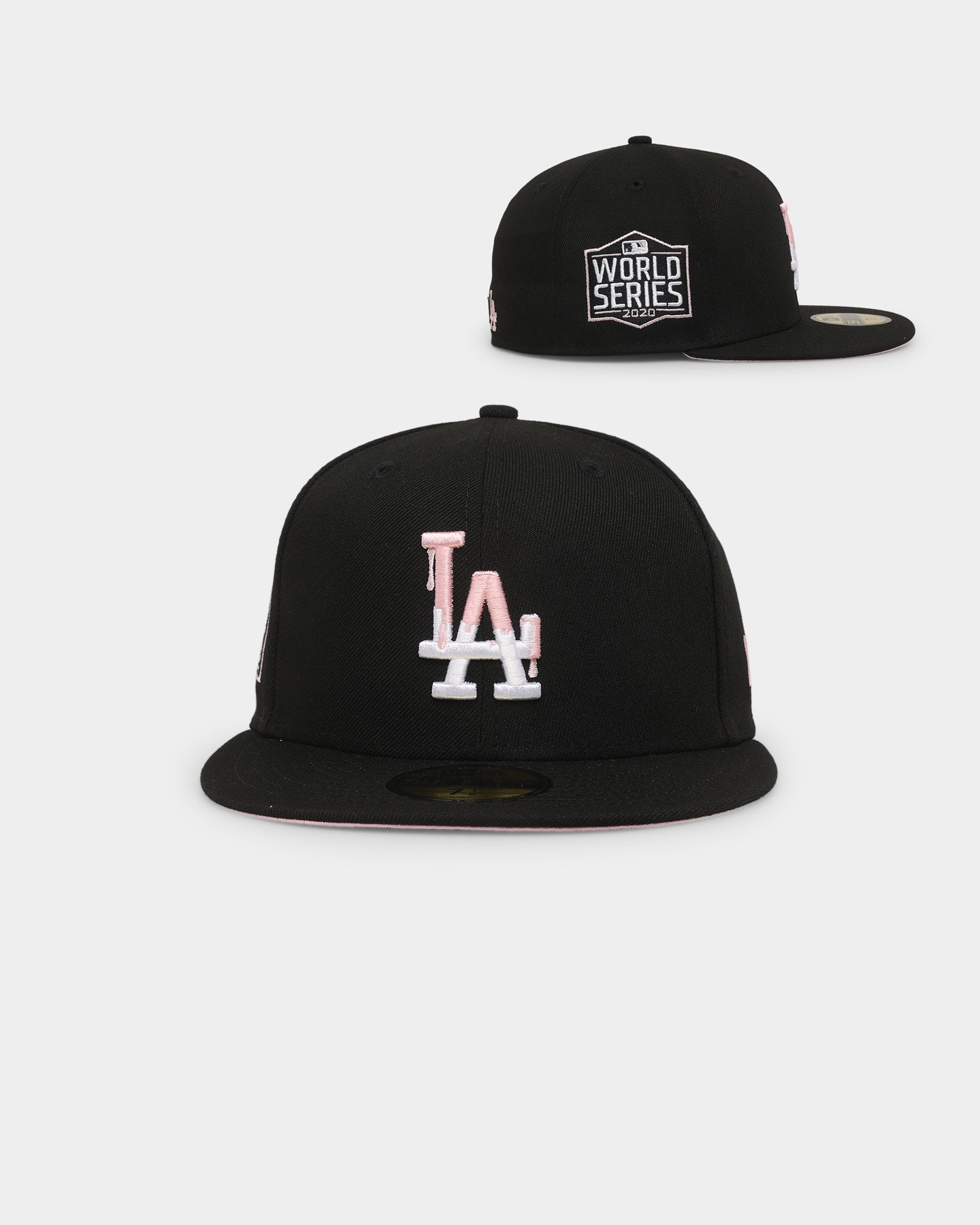 New Era Los Angeles Dodgers 'Pink Drip' 59FIFTY Fitted Black