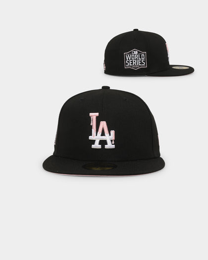 New Era Los Angeles Dodgers 'Pink Drip' 59FIFTY Fitted Black