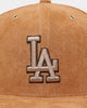New Era Los Angeles Dodgers 'Wheat/Brown/Gold' Suede 59FIFTY Fitted Wheat
