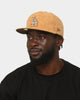 New Era Los Angeles Dodgers 'Wheat/Brown/Gold' Suede 59FIFTY Fitted Wheat