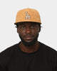 New Era Los Angeles Dodgers 'Wheat/Brown/Gold' Suede 59FIFTY Fitted Wheat