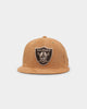 New Era Las Vegas Raiders 'Wheat/Brown/Gold' Suede 59FIFTY Fitted Wheat