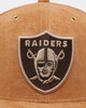 New Era Las Vegas Raiders 'Wheat/Brown/Gold' Suede 59FIFTY Fitted Wheat
