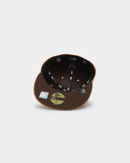 New Era Las Vegas Raiders 'Wheat/Brown/Gold' Suede 59FIFTY Fitted Wheat
