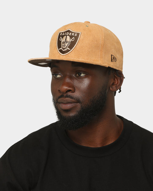 New Era Las Vegas Raiders 'Wheat/Brown/Gold' Suede 59FIFTY Fitted Wheat