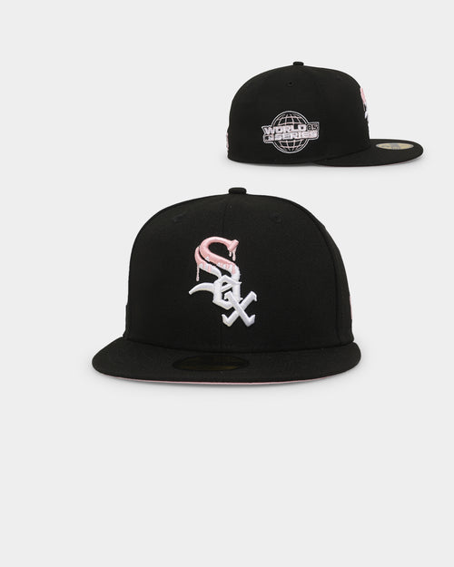 New Era Chicago White Sox 'Pink Drip' 59FIFTY Fitted Black