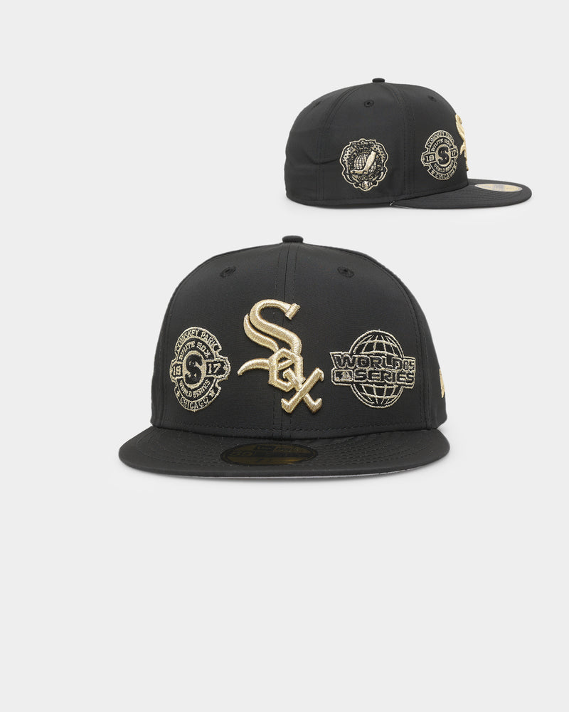 New Era Chicago White Sox 'Black Gold Multi Prolight' World Series 59FIFTY Fitted Black/Gold - Size 8