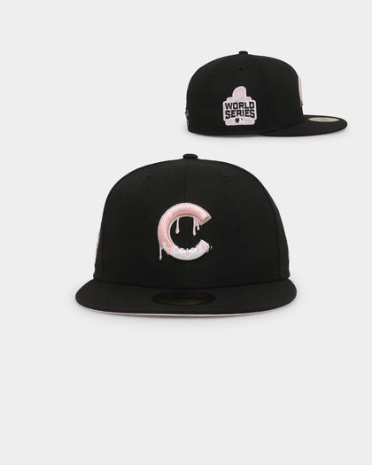 New Era Chicago Cubs 'Pink Drip' 59FIFTY Fitted Black