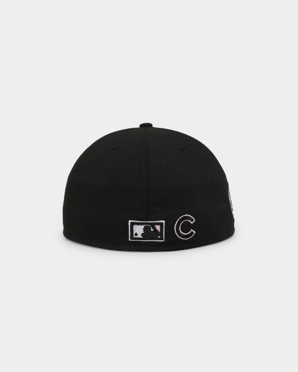 New Era Chicago Cubs 'Pink Drip' 59FIFTY Fitted Black