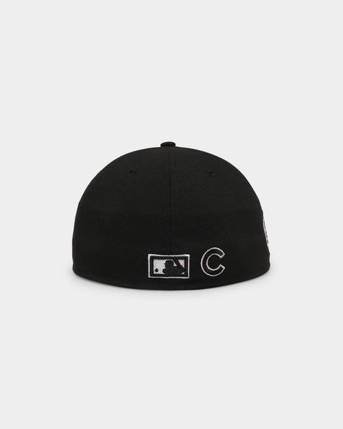 New Era Chicago Cubs 'Pink Drip' 59FIFTY Fitted Black