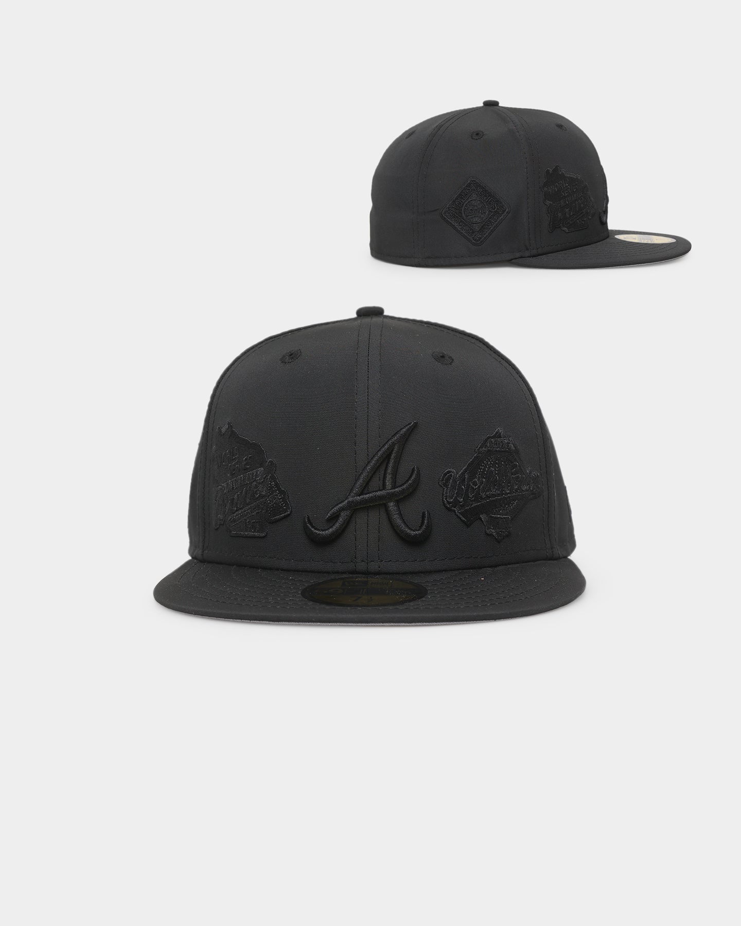 New Era Atlanta Braves 'Triple Black Multi Logo Prolight' World