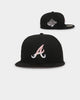 New Era Atlanta Braves 'Pink Drip' 59FIFTY Fitted Black