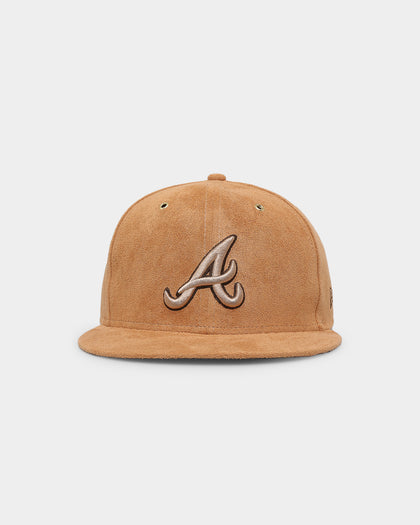 New Era Atlanta Braves 'Wheat/Brown/Gold' Suede 59FIFTY Fitted Wheat