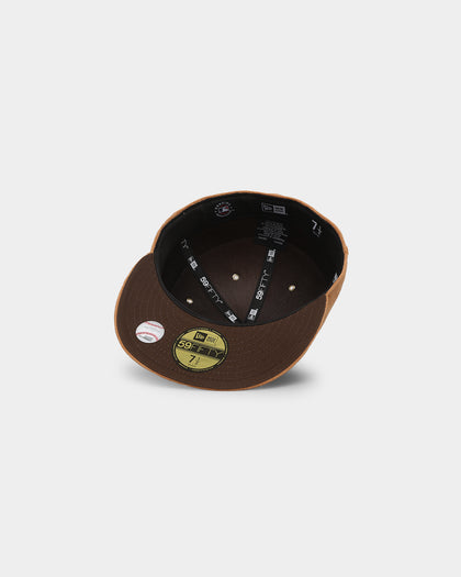New Era Atlanta Braves 'Wheat/Brown/Gold' Suede 59FIFTY Fitted Wheat
