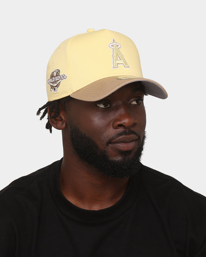 New Era Los Angeles Angels 'Butter Popcorn' 9FORTY A-Frame Snapback Yellow