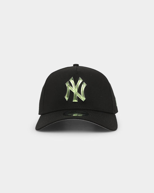 New Era New York Yankees 'Crystal Badge' 9FORTY A-Frame Snapback Black/Green