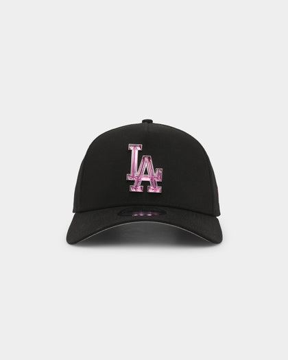 New Era Los Angeles Dodgers 'Crystal Badge' 9FORTY A-Frame Snapback Black/Purple