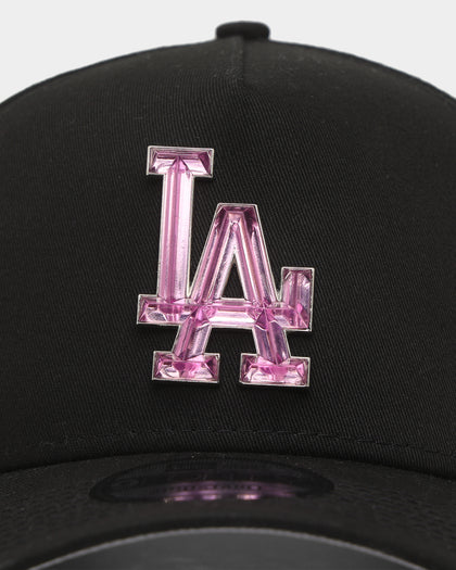 New Era Los Angeles Dodgers 'Crystal Badge' 9FORTY A-Frame Snapback Black/Purple