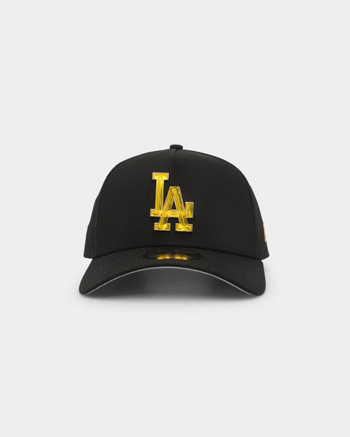 New Era Los Angeles Dodgers 'Crystal Badge' 9FORTY A-Frame Snapback Black/Gold