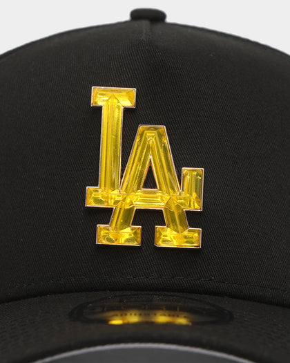 New Era Los Angeles Dodgers 'Crystal Badge' 9FORTY A-Frame Snapback Black/Gold